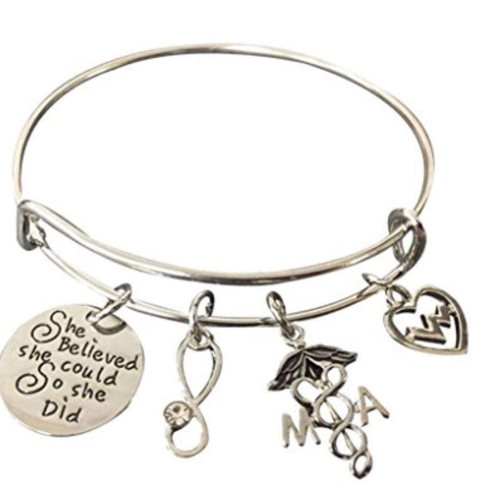 COPY - Medical Assistant Bracelet Charm Bracelet